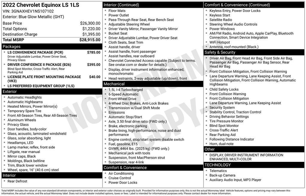 2022 Chevrolet Equinox LS