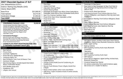 2027 Chevrolet Equinox LT