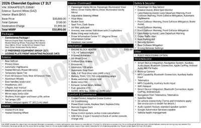 2026 Chevrolet Equinox LT