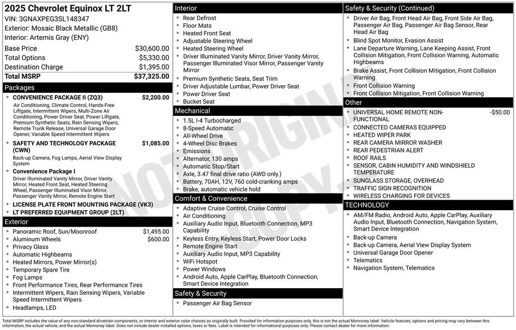2025 Chevrolet Equinox LT