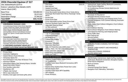 2026 Chevrolet Equinox LT