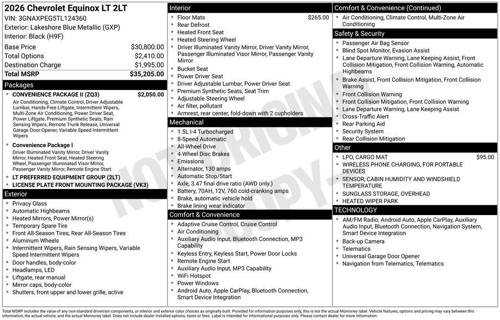 2026 Chevrolet Equinox LT