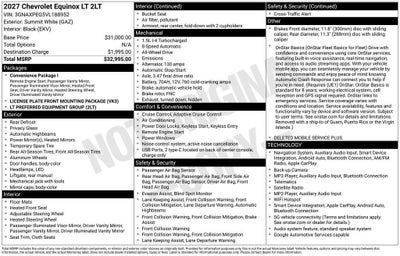 2027 Chevrolet Equinox LT