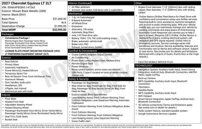 2027 Chevrolet Equinox LT