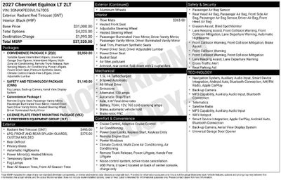2027 Chevrolet Equinox LT
