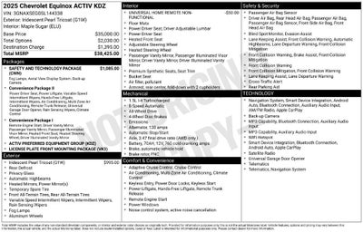 2025 Chevrolet Equinox ACTIV