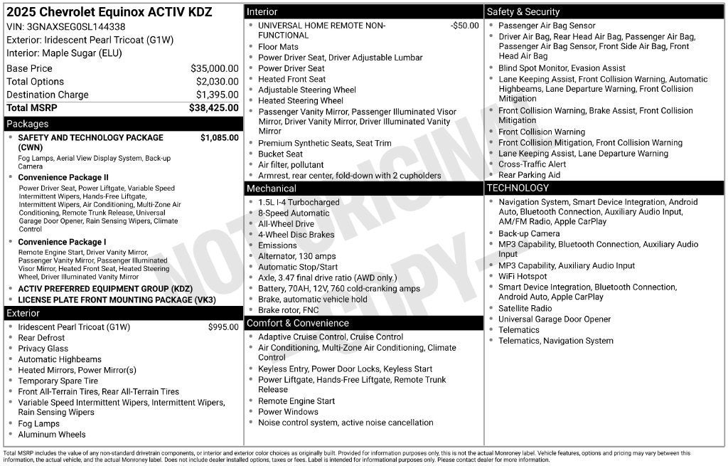 2025 Chevrolet Equinox ACTIV