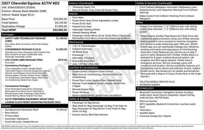 2027 Chevrolet Equinox ACTIV
