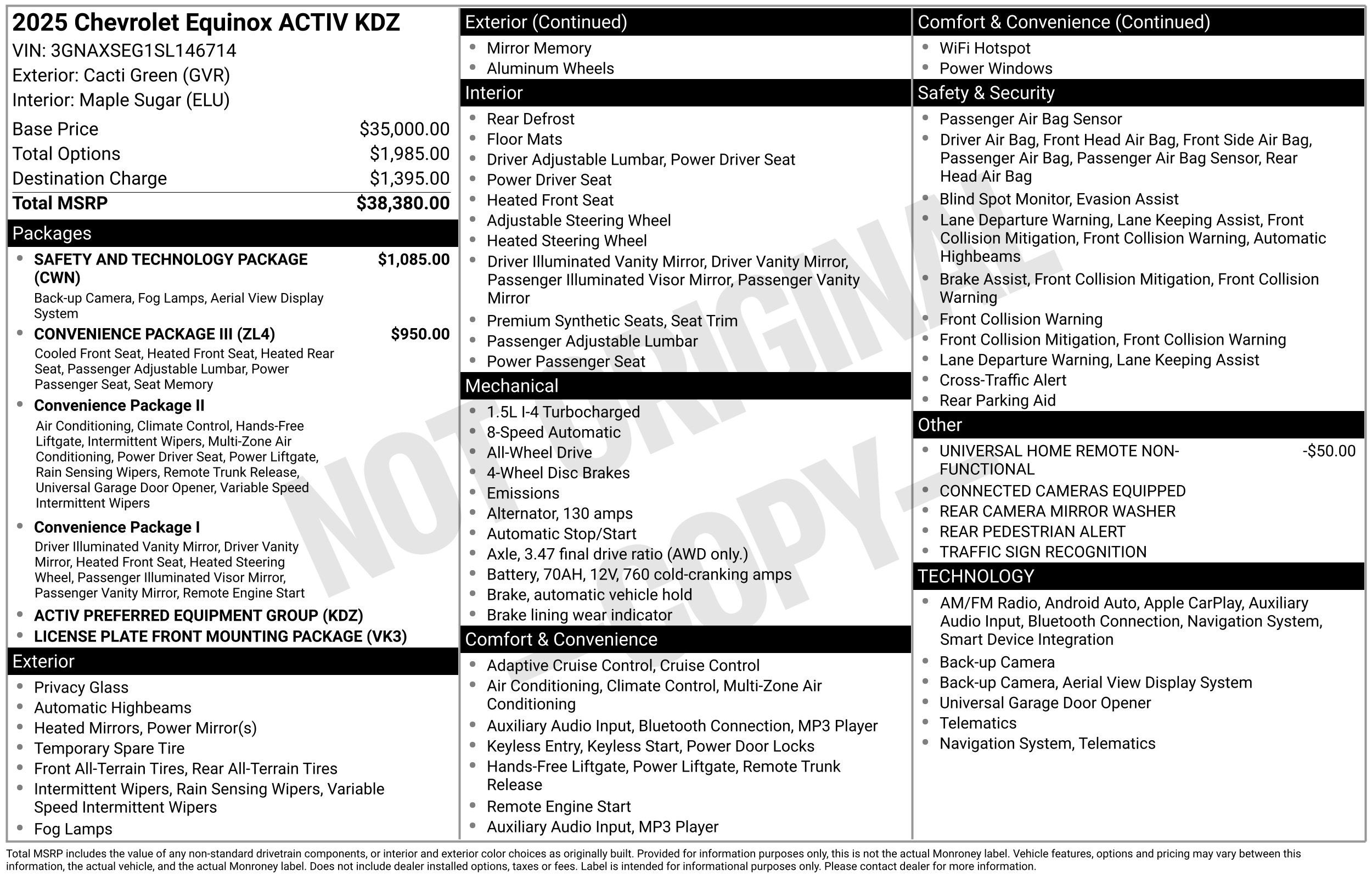 2025 Chevrolet Equinox ACTIV