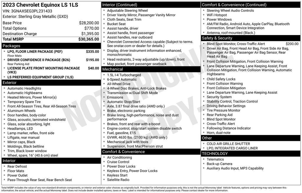 2023 Chevrolet Equinox LS