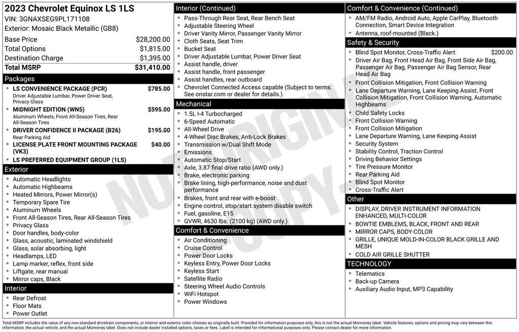 2023 Chevrolet Equinox LS