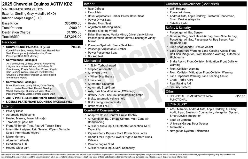 2025 Chevrolet Equinox ACTIV