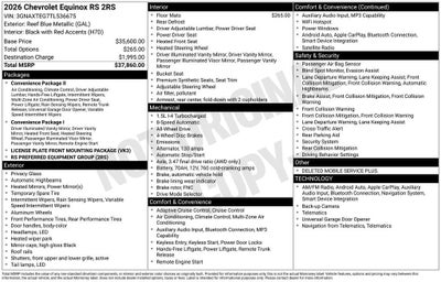 2026 Chevrolet Equinox RS