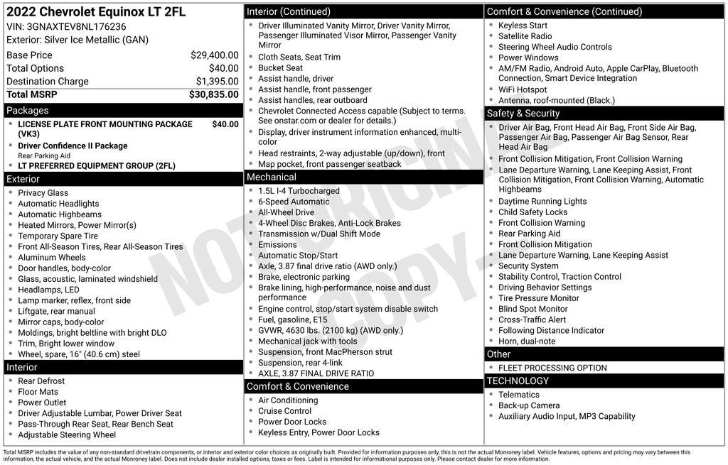 2022 Chevrolet Equinox LT