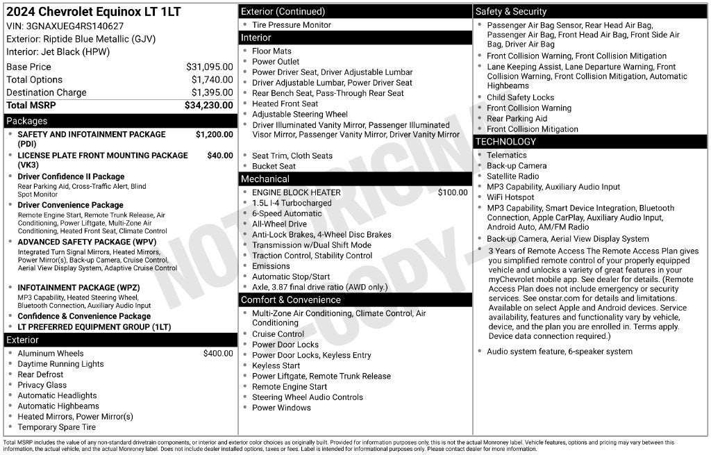 2024 Chevrolet Equinox LT