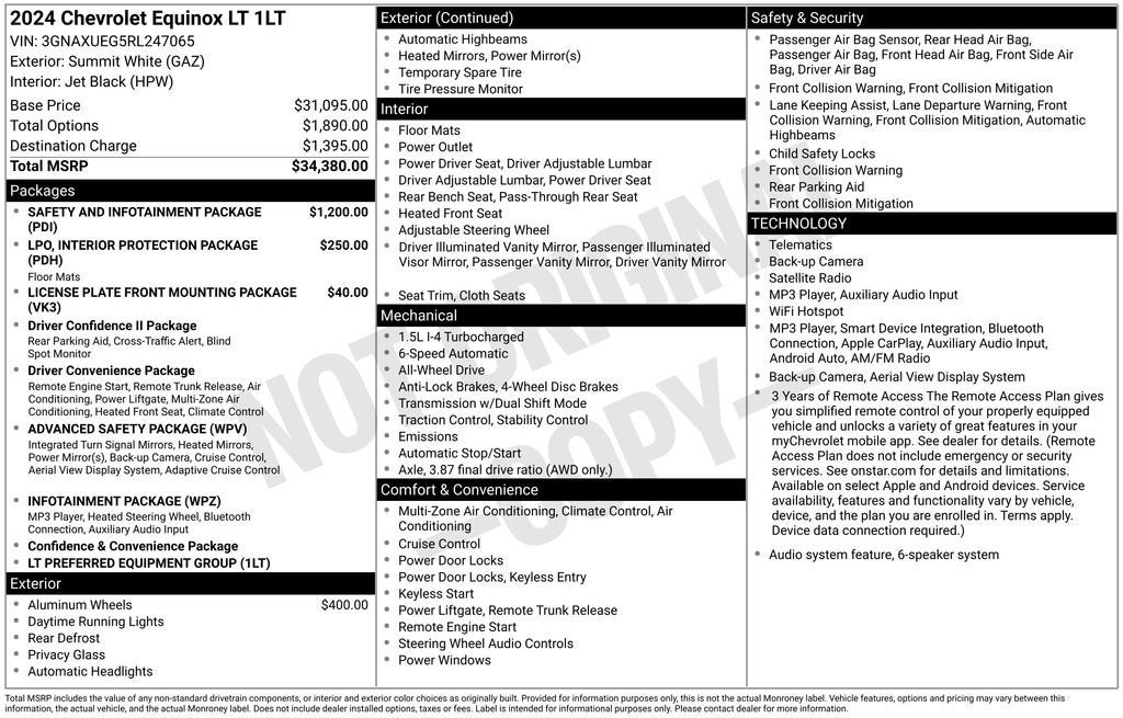 2024 Chevrolet Equinox LT