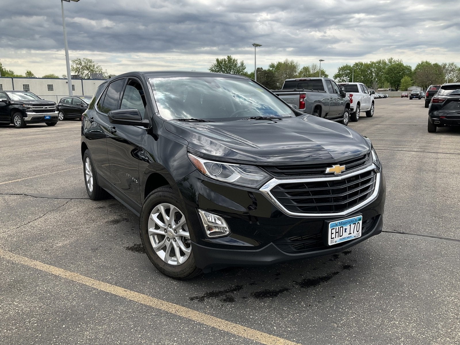 Certified 2020 Chevrolet Equinox LT with VIN 3GNAXUEV2LL216667 for sale in Fridley, Minnesota