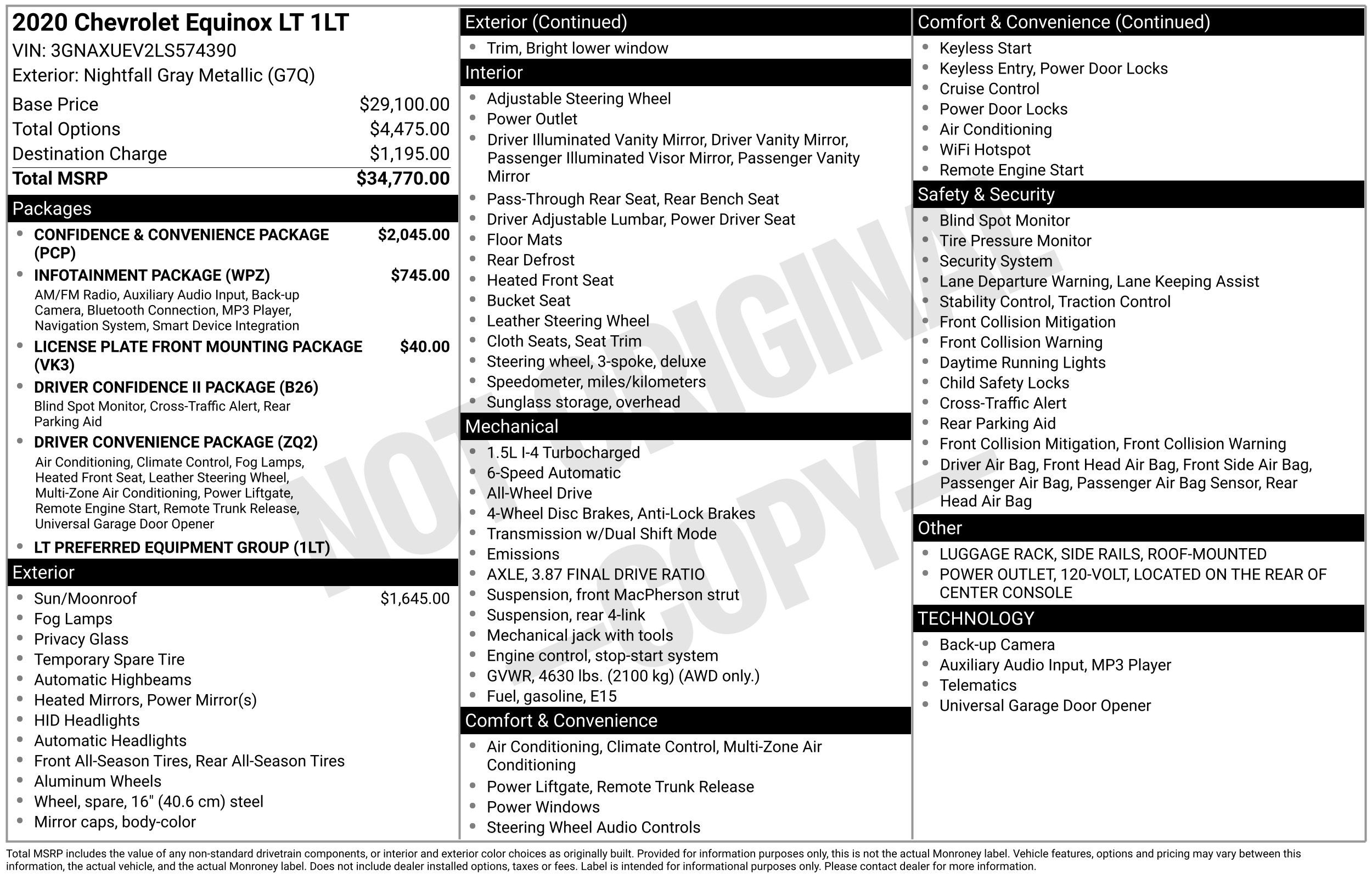 2020 Chevrolet Equinox LT