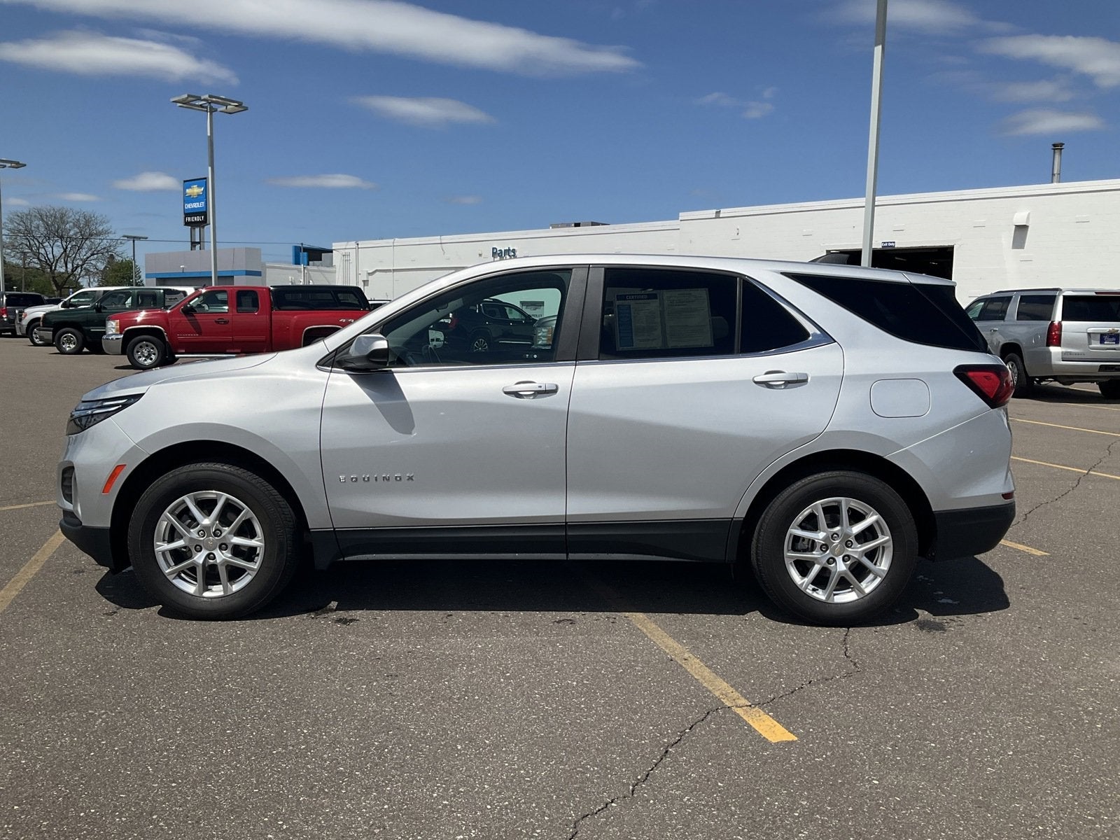 Certified 2022 Chevrolet Equinox LT with VIN 3GNAXUEV3NL203624 for sale in Fridley, Minnesota