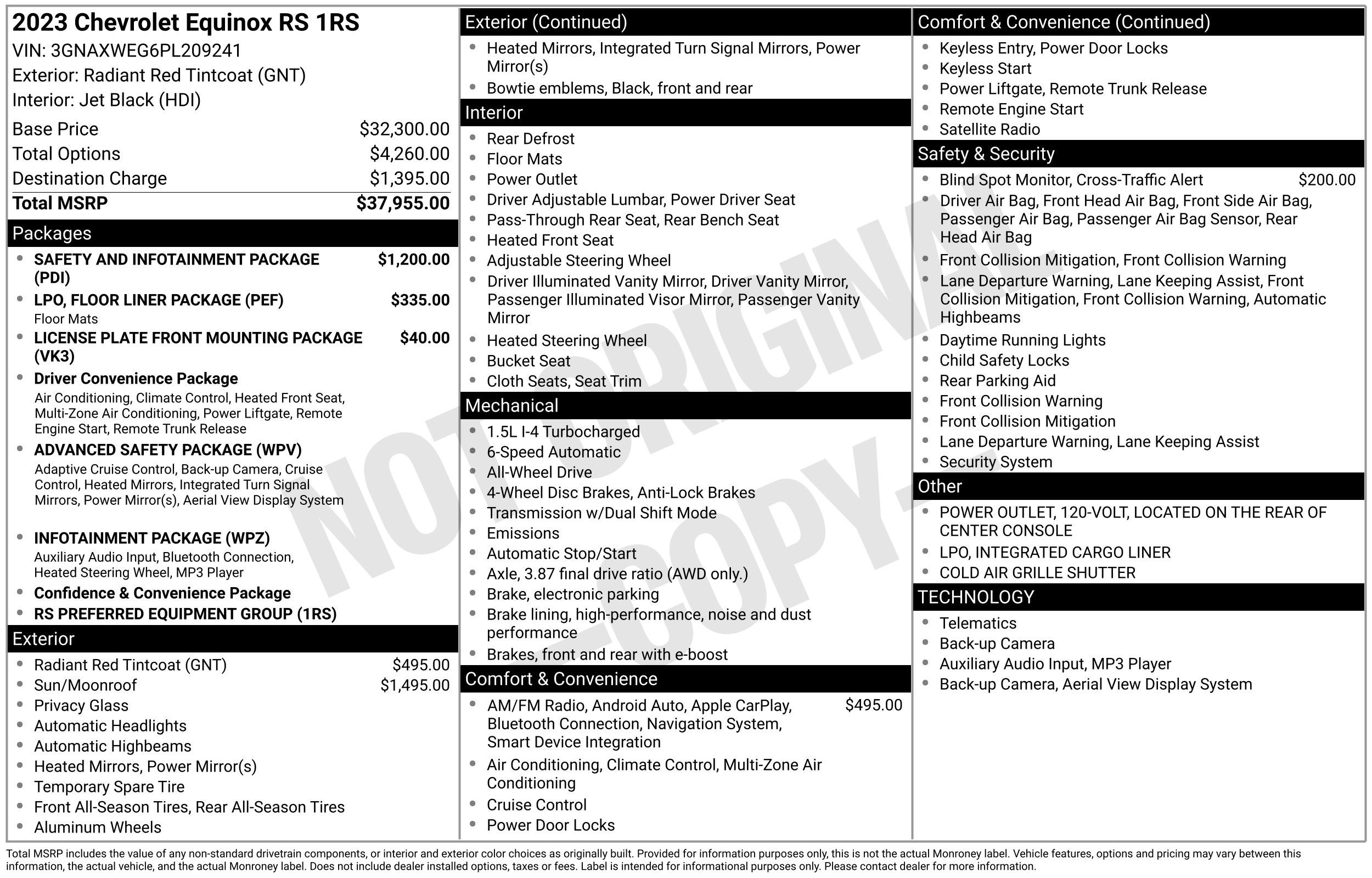 2023 Chevrolet Equinox RS