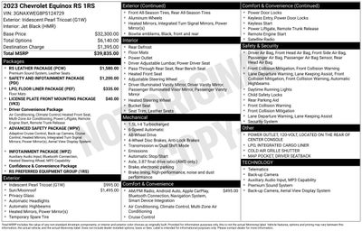 2023 Chevrolet Equinox RS