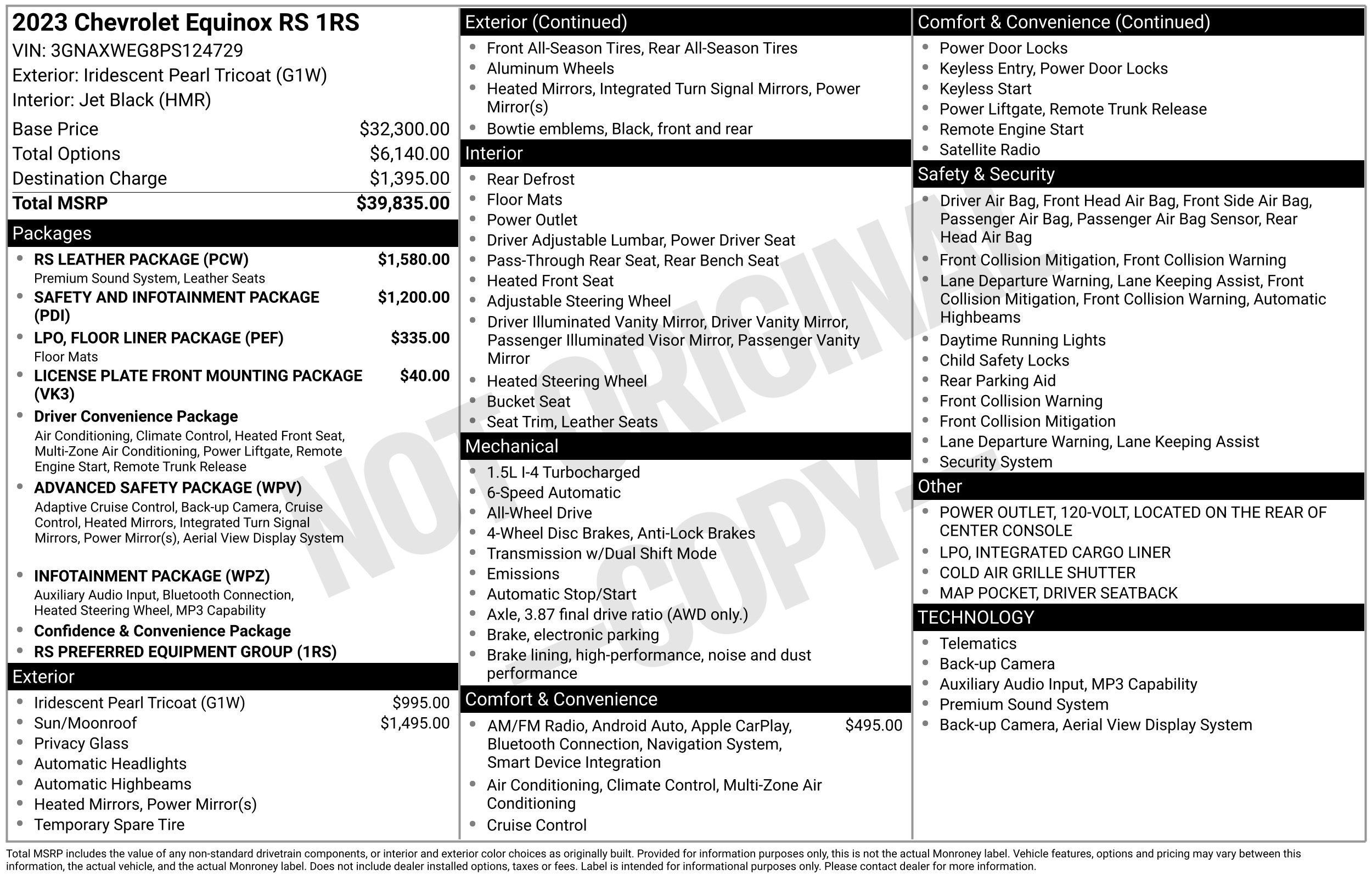 2023 Chevrolet Equinox RS