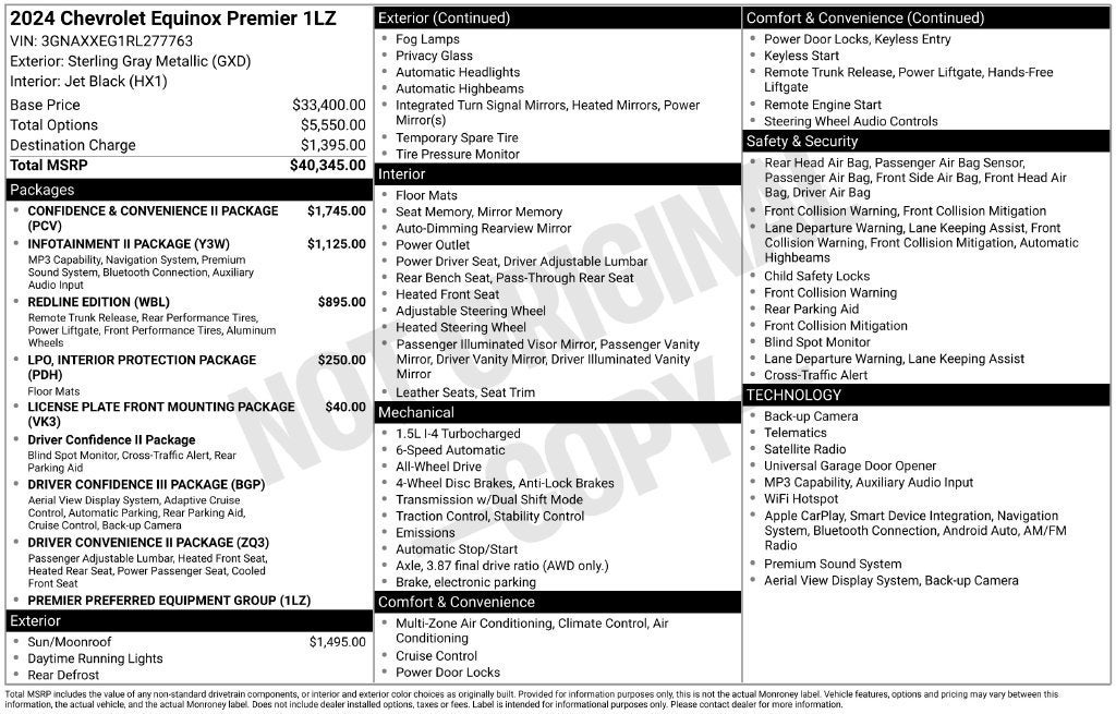 2024 Chevrolet Equinox Premier