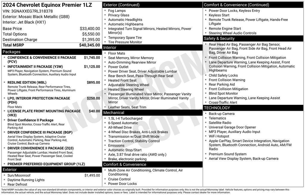 2024 Chevrolet Equinox Premier