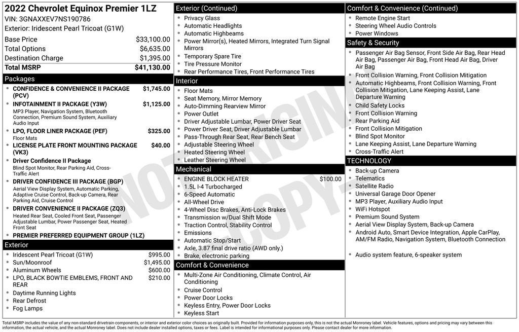 2022 Chevrolet Equinox Premier