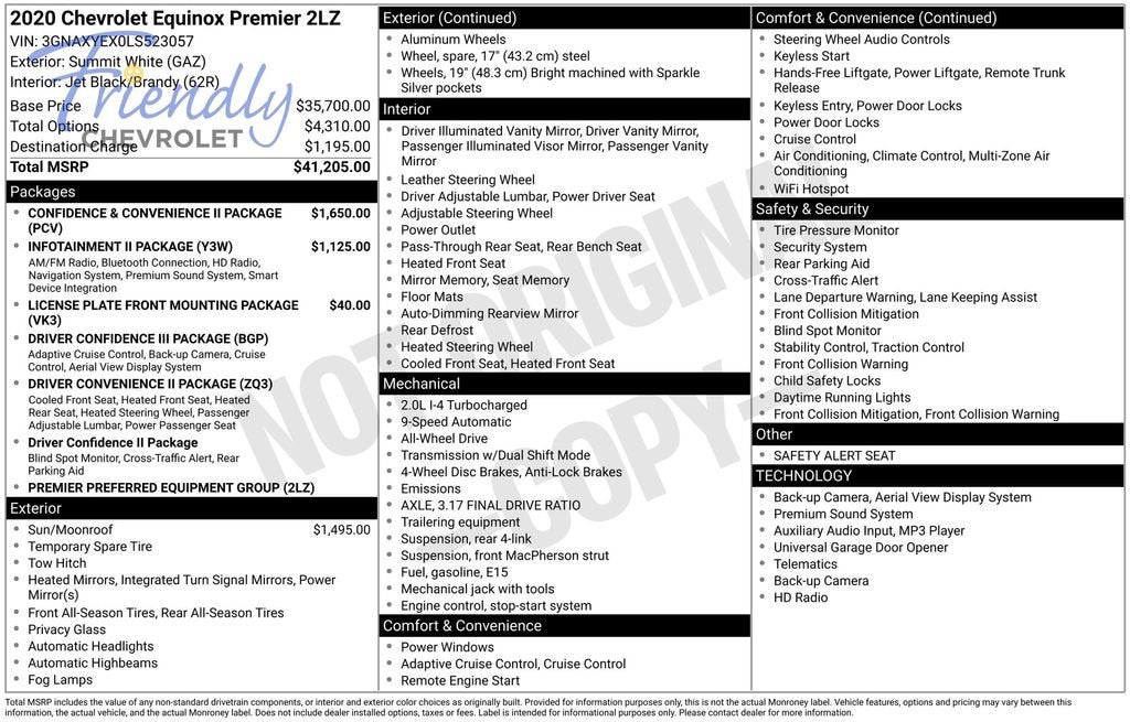 2020 Chevrolet Equinox Premier