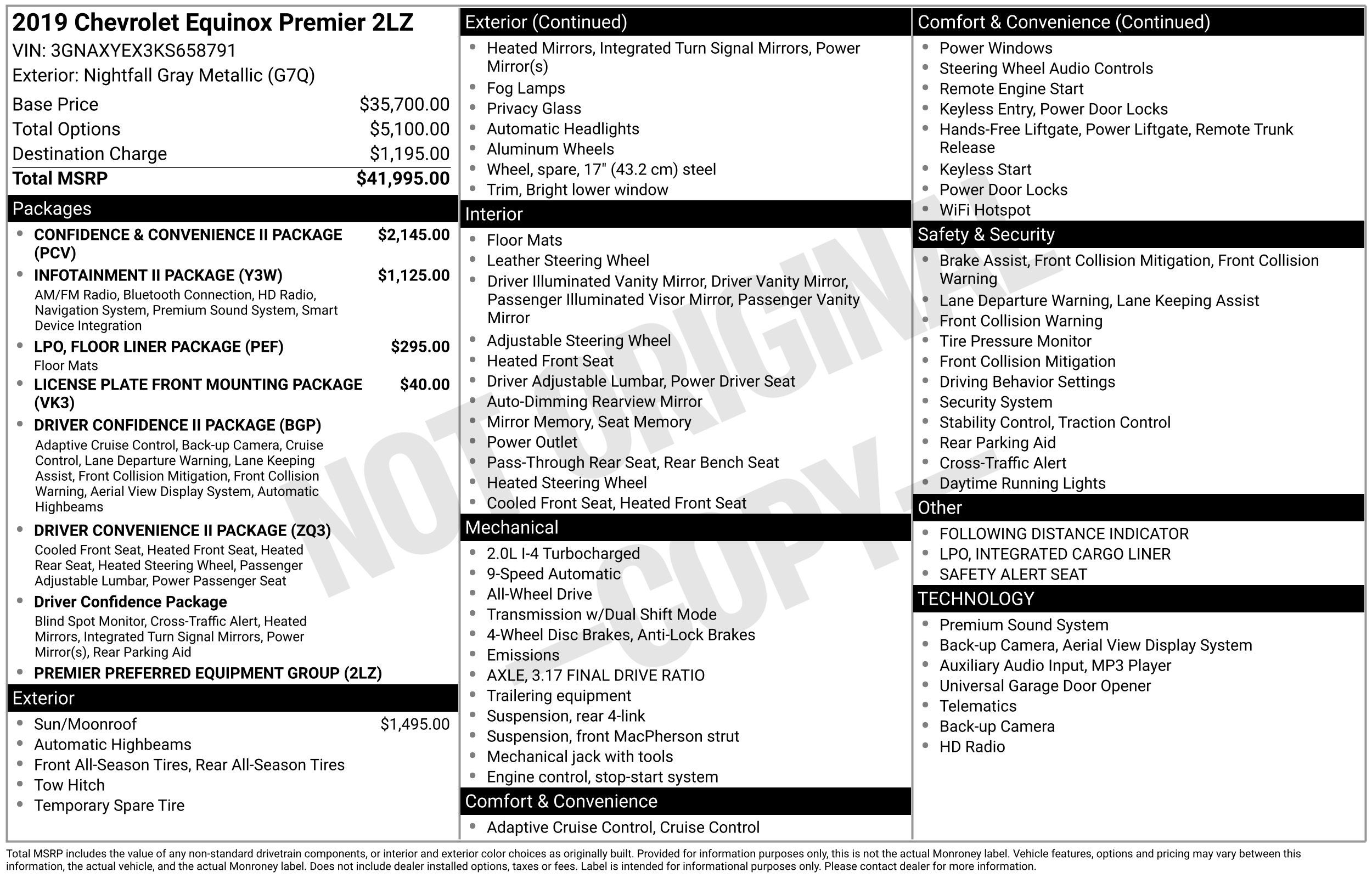 2019 Chevrolet Equinox Premier