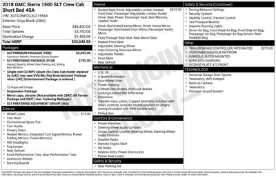 2018 GMC Sierra 1500 SLT