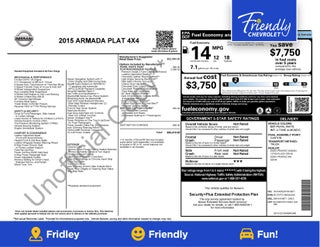 2015 Nissan Armada Platinum