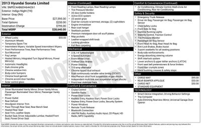 2013 Hyundai Sonata Limited 2.0T