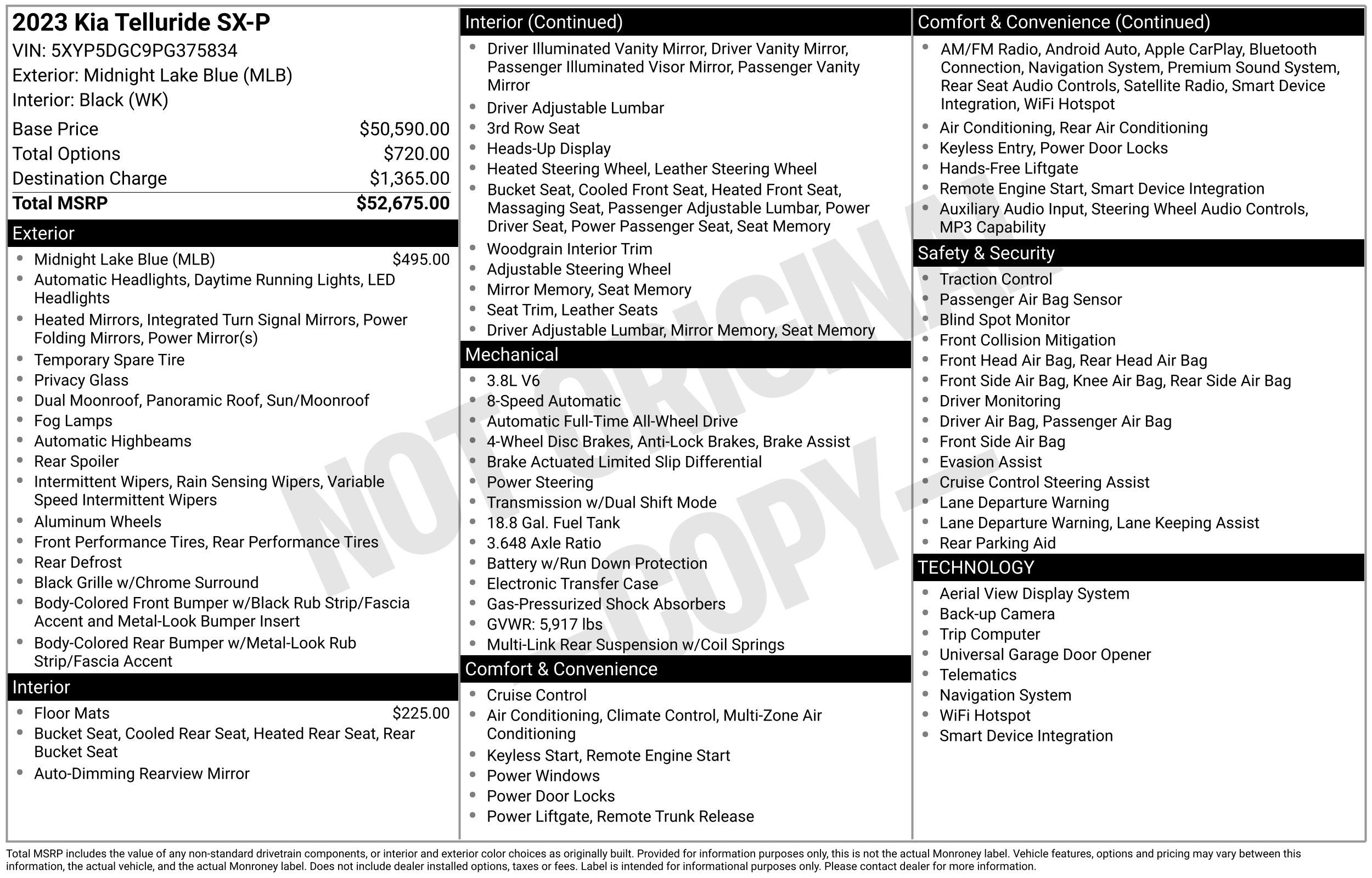 2023 Kia Telluride SX Prestige