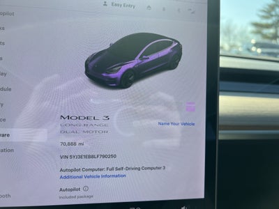 2020 Tesla Model 3 Long Range Dual Motor All-Wheel Drive