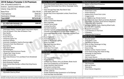 2018 Subaru Forester Premium