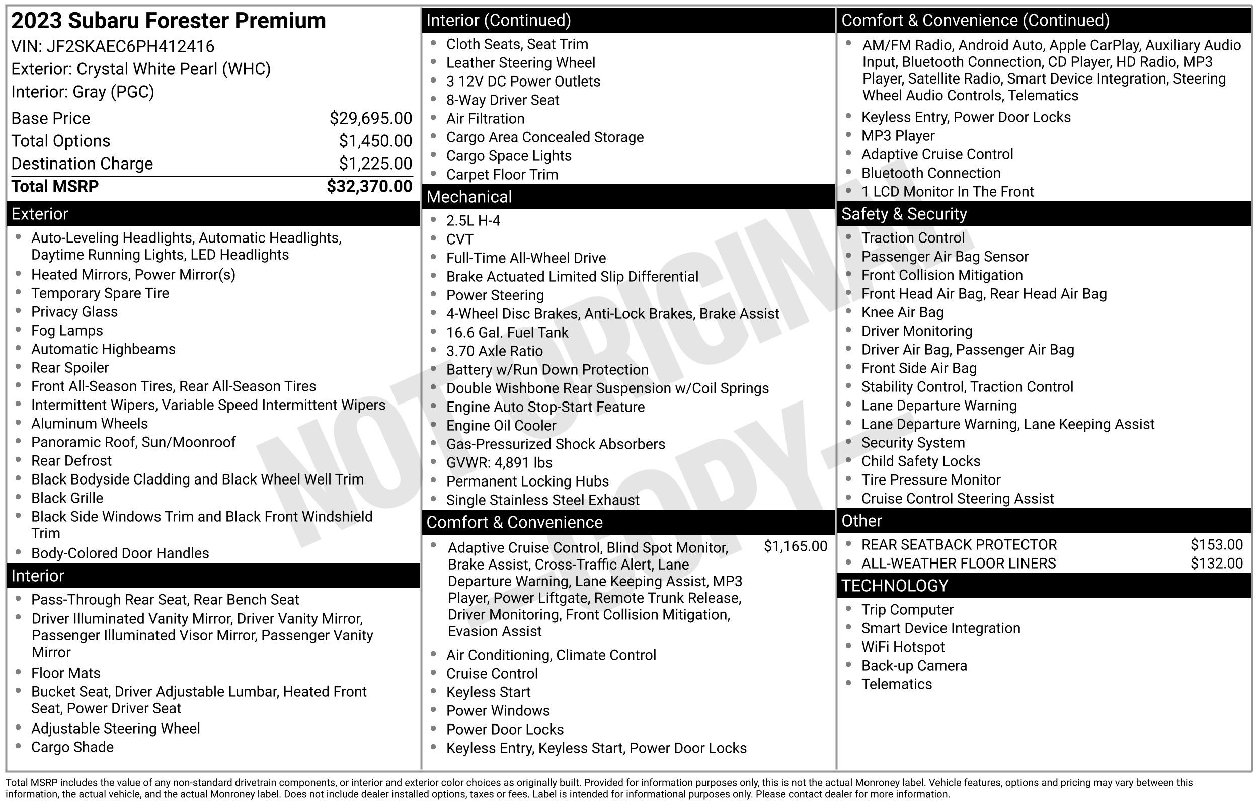 2023 Subaru Forester Premium