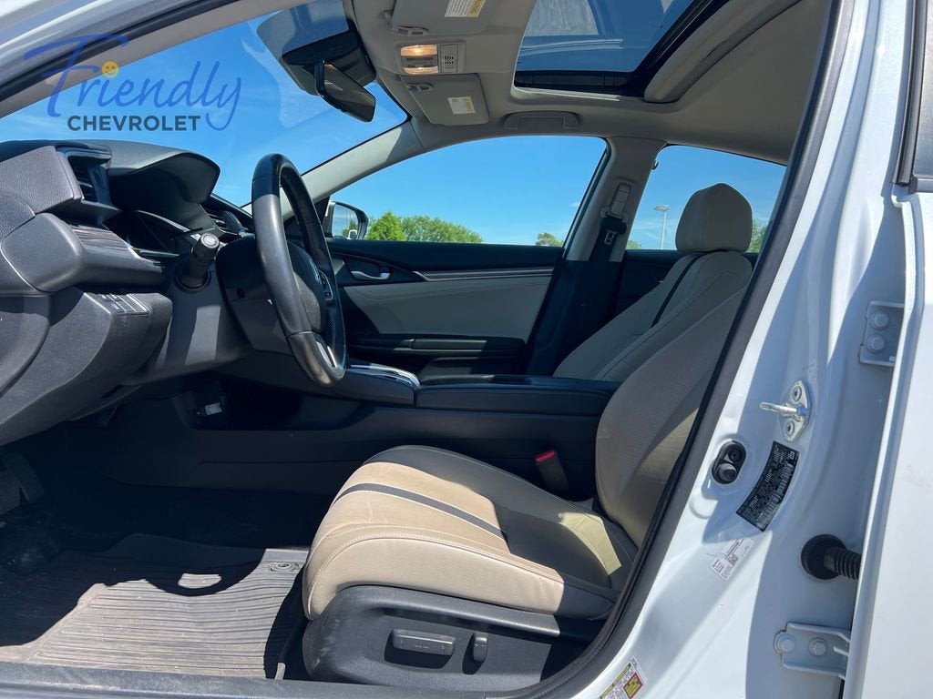 Used 2019 Honda Civic EX-L with VIN JHMFC1F70KX000326 for sale in Fridley, Minnesota