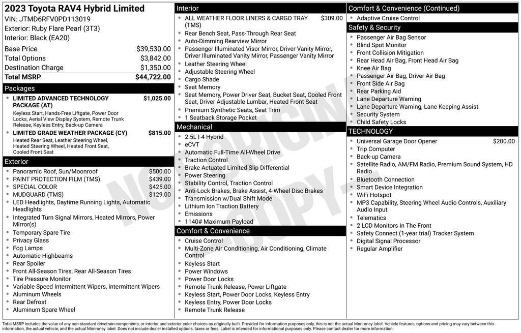 2023 Toyota RAV4 Hybrid Limited