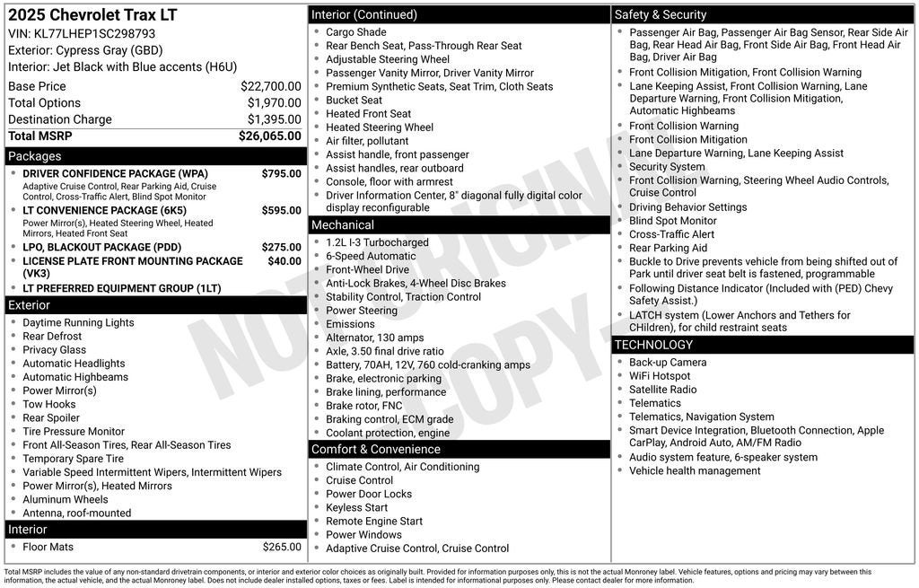 2025 Chevrolet Trax LT