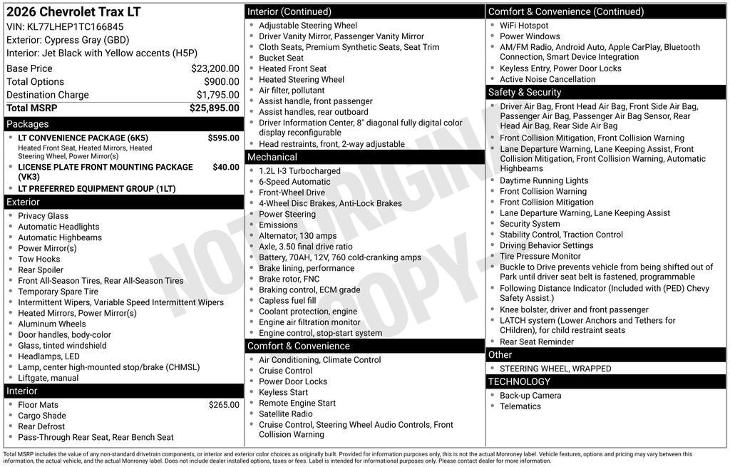 2026 Chevrolet Trax LT