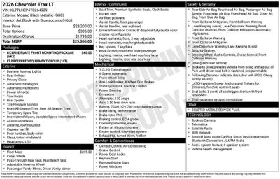 2026 Chevrolet Trax LT