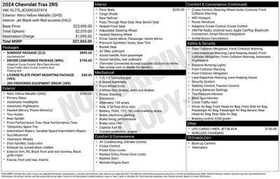 2024 Chevrolet Trax 2RS