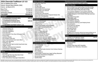 2026 Chevrolet Trailblazer LS