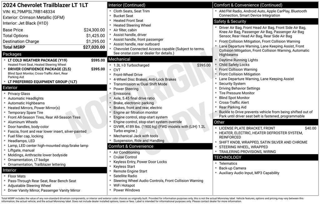 2024 Chevrolet Trailblazer LT