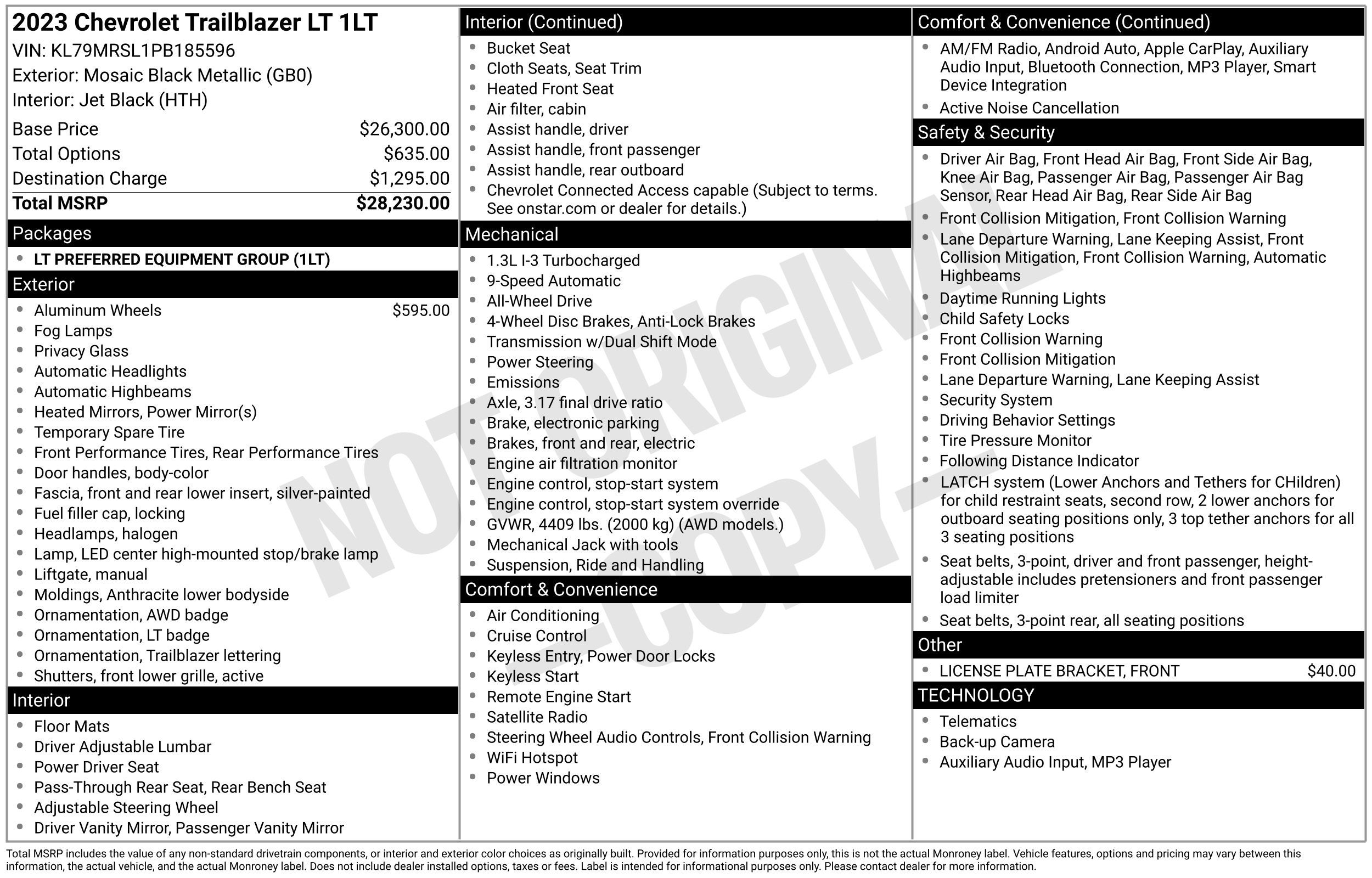 2023 Chevrolet Trailblazer LT