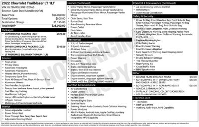 2022 Chevrolet Trailblazer LT