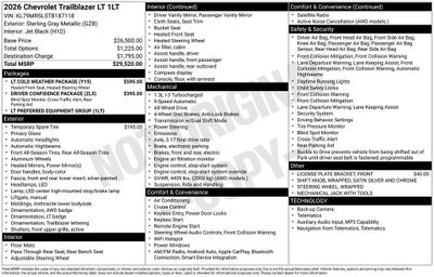 2026 Chevrolet Trailblazer LT