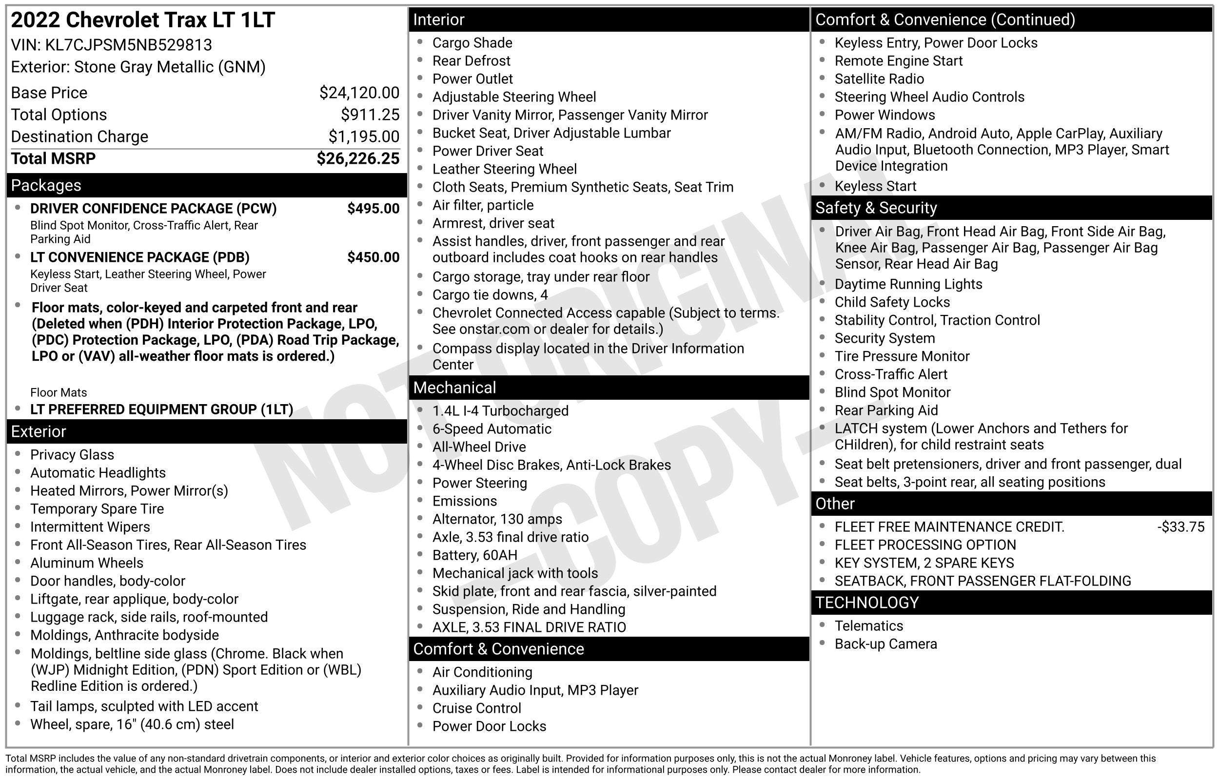 2022 Chevrolet Trax LT